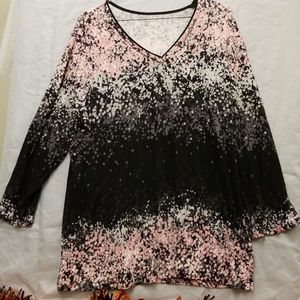 Croft& barrow quarter sleeve blouse xxl